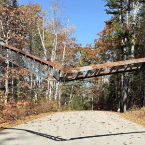 The arch at Evergreen Cemetery sustained damage after an evacuator struck it on Oct. 24. Courtesy of Sarah Fahnley