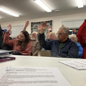 Voters in Beal. Courtesy of Protect Maine