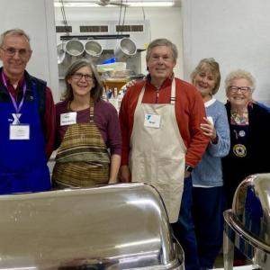 All of the volunteers at the Community Meal. Courtesy of Allyson Goodwin