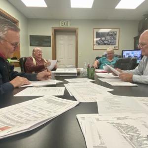 BHSD trustees consider a 7% rate increase during their second budget workshop on Nov. 4. ISABELLE CURTIS/Boothbay Register