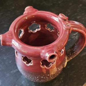 Puzzle mug. Photo taken by her husband Ken Moore