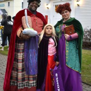 Rick, Krystal, and Penny Navarrette as the witches from Hocus Pocus. FRITZ FREUDENBERGER/Boothbay Register