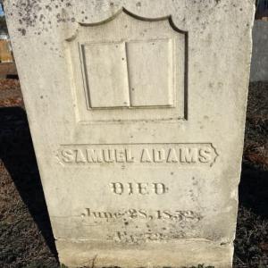 Grave of Samuel Adams. Courtesy of Sara Fahnley