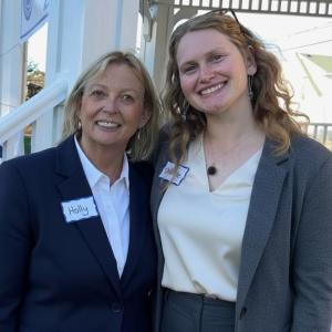 Representative Holly Stover and Charlotte Nutt. Courtesy photo