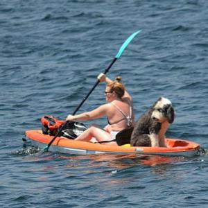 A unique entry in the Blessing of the Fleet event. KEVIN BURNHAM/Boothbay Register