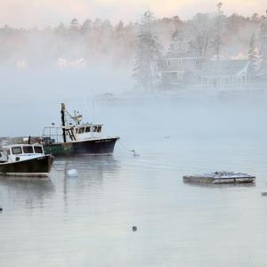 Sea smoke. STEVE EDWARDS/Boothbay Register