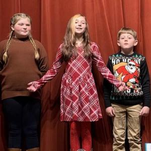 A trio of singers. Courtesy of Eileen Higgins/SCS