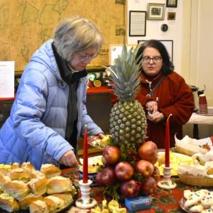 The Boothbay Region Historical Society celebrates another successful year with food and vintage decor at its annual open house. ISABELLE CURTIS/Boothbay Register