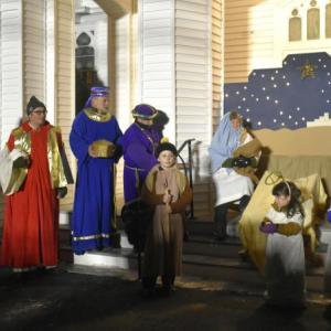 Our Lady Queen of Peace hosts its 35th live nativity performance on Dec. 6. ISABELLE CURTIS/Boothbay Register