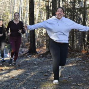 Frida Kirchhauser at the 2025 Turkey Trot. FRITZ FREUDENBERGER/Boothbay Register
