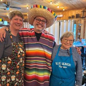 Stan, Byron and Tancy at the ready. Elliott Schwartz photo