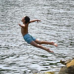 Barrett's Park is the place to be for a refreshing dip as the July heat settles over the region. This was part of a gallery produced by Isabelle Curtis. ISABELLE CURTIS/Boothbay Register