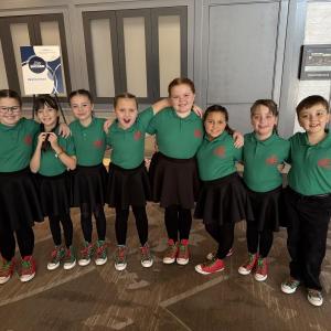 The "littles" on the Y Arts team ready to perform ELF JUNIOR! Emily Mirabile photo