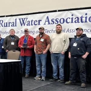 BRWD wins Best Tasting Water at the Maine Rural Water Association’s 45th annual Conference & Trade Show Dec. 11. Courtesy of Weston Alley
