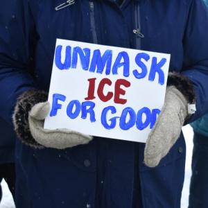 ICE raids were a main concern of participants. ISABELLE CURTIS/Boothbay Register