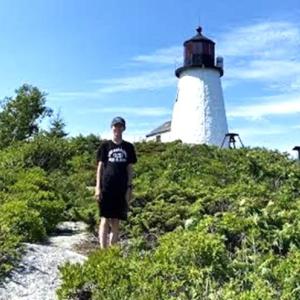 John Cooper on Burnt Island. Courtesy photo