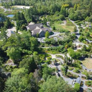 Aerial photograph of Coastal Maine Botanical Gardens in Boothbay. Courtesy photo