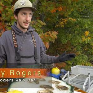 Andy Rogers of the Jolie Rogers Raw Bar in Wiscasset was one of the stops along Route 1 filmmaker Bob Krist made a stop  for. Courtesy of Bob Krist