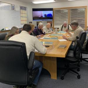 BRWD discusses the future of the CMBG, BRYMCA water line extension project. ISABELLE CURTIS/Boothbay Register