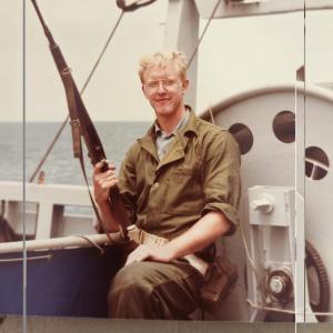 Mark Welsh, Navy gunners mate. Courtesy photo