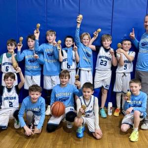 Coach Tim Pinkham and his team. Courtesy photo