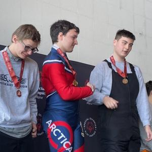 Deshawn Averill, left, with the 1st place winner, and Zander Blake. Courtesy photo 