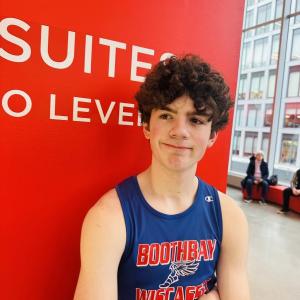 Ross Gaffney at the New Balance Track & Field Center in Boston. Michael Gaffney photo