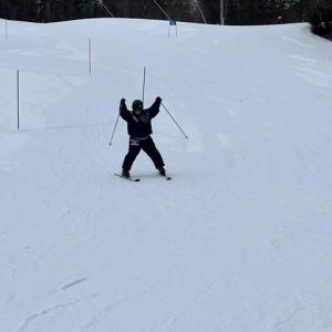 Danny Miller raises his arms in celebration. Courtesy photo