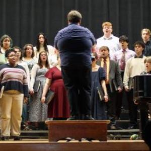 UniveristyUniversity Singers made a first ever appearance at Boothbay Region High School Friday, March 20. STEVE EDWARDS/Boothbay Register