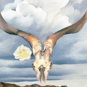 Georgia O'Keefe - "Ram's Head with White Hollyhock and Little Hills" is among her paintings explored in Arts on Film showing at Harbor Theater. Courtesy of the venue