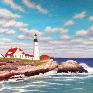 Charles Nowell - “Portland Head Light” in BRAF’s Gallery One. 