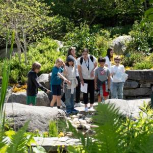    A group enjoying Maine Days in 2025. Image courtesy of Coastal Maine Botanical Gardens.