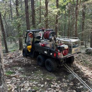 Utilizing the Ranger ATV in Boothbay June 8. Courtesy photo