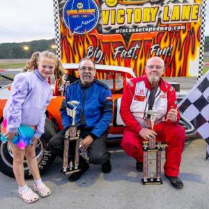 STAR Modifieds, from left: Julianna Hawes, Paul Jacques and Dwight Pickard. Jasen Dickey Photography