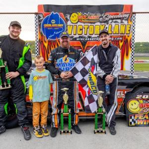 Late Models, from left: Ben Nile, Xander Marble, Shane Clark and Frank Moulton.  Jasen Dickey Photography