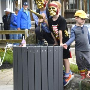 Some scallywags spectate the competition.  ISABELLE CURTIS/Boothbay Register
