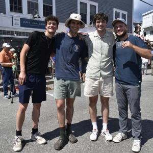 Winners of the 2026 Fish Relay Race, The Snowmen, from New Mexico. ISABELLE CURTIS/Boothbay Register