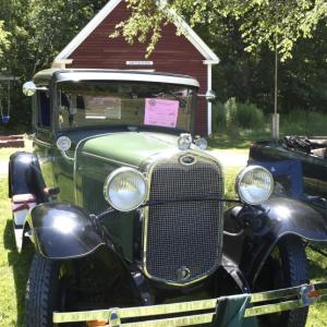 The 1932 Ford - with rumble seat.  LISA KRISTOFF/Boothbay Register