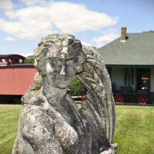One of the BRVM's goddess statues. LISA KRISTOFF/Boothbay Register
