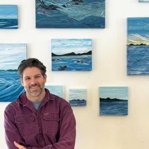New at "The Store": The coastal paintings of Benjamin Gibbons. Courtesy of Janessa Gursky