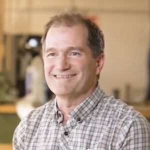 Longtime Boothbay Region High School STEM teacher Chip Schwehm (above) stands in his classroom, where he spent 22 years teaching students the value of hands-on learning, problem-solving and craftsmanship before retiring this year.