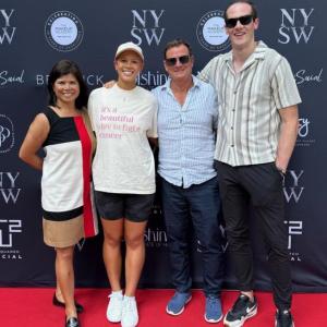 Isabel Wise O’Gara and family New York Swim Week for Post Swim and The Chemo Club. Courtesy photo 