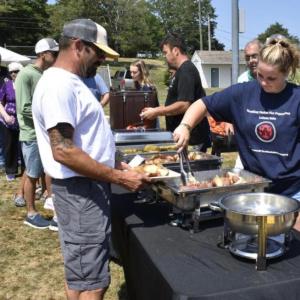 Last year’s lobster bake fundraiser.