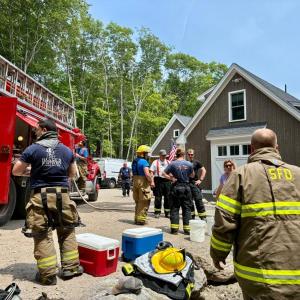 Steves Road structure fire. Mark Sullivan photo