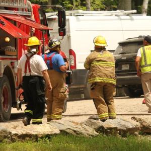 Steves Road structure fire. STEVE EDWARDS/Boothbay Register
