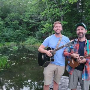 Nick Lanzer and Dylan Macintosh, featuring sea shanties and more, will entertain on Burnt Island on Sept. 12. Courtesy photo