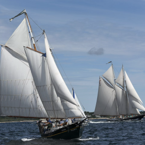A sail and lunch aboard Schooner Sycamore is among the prizes offered at Preservation Party Sept. 13. Courtesy of Capt. Fred Bowers