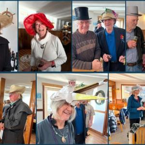 Creative hats are encouraged, but not required. Need Inspiration? Take a look at some hats from the past! Courtesy of Bob Crink 