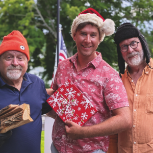  Producer George Bates, director Soren Barker and playwright Ron Capps. Courtesy of Lincoln Theater