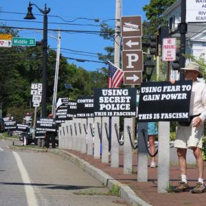 Wiscasset protest. Courtesy photo